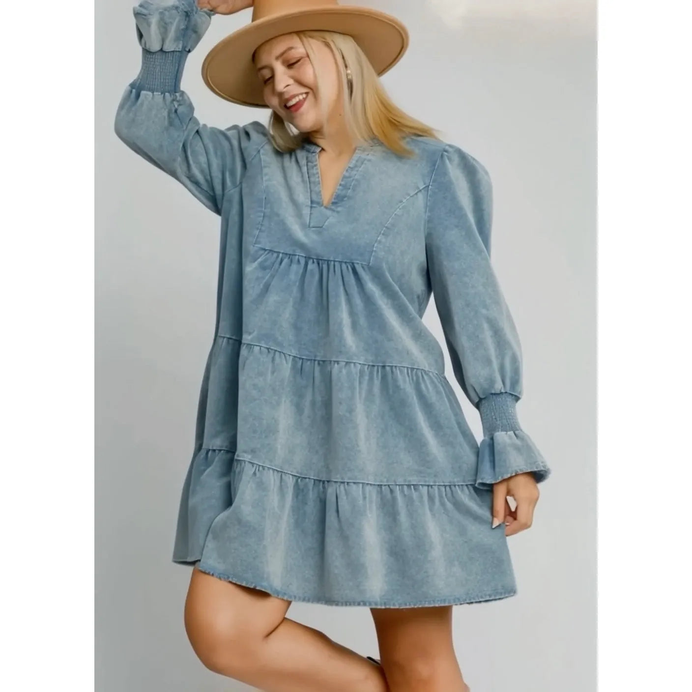 MISTY RIDGE CORDUROY DRESS - Plus