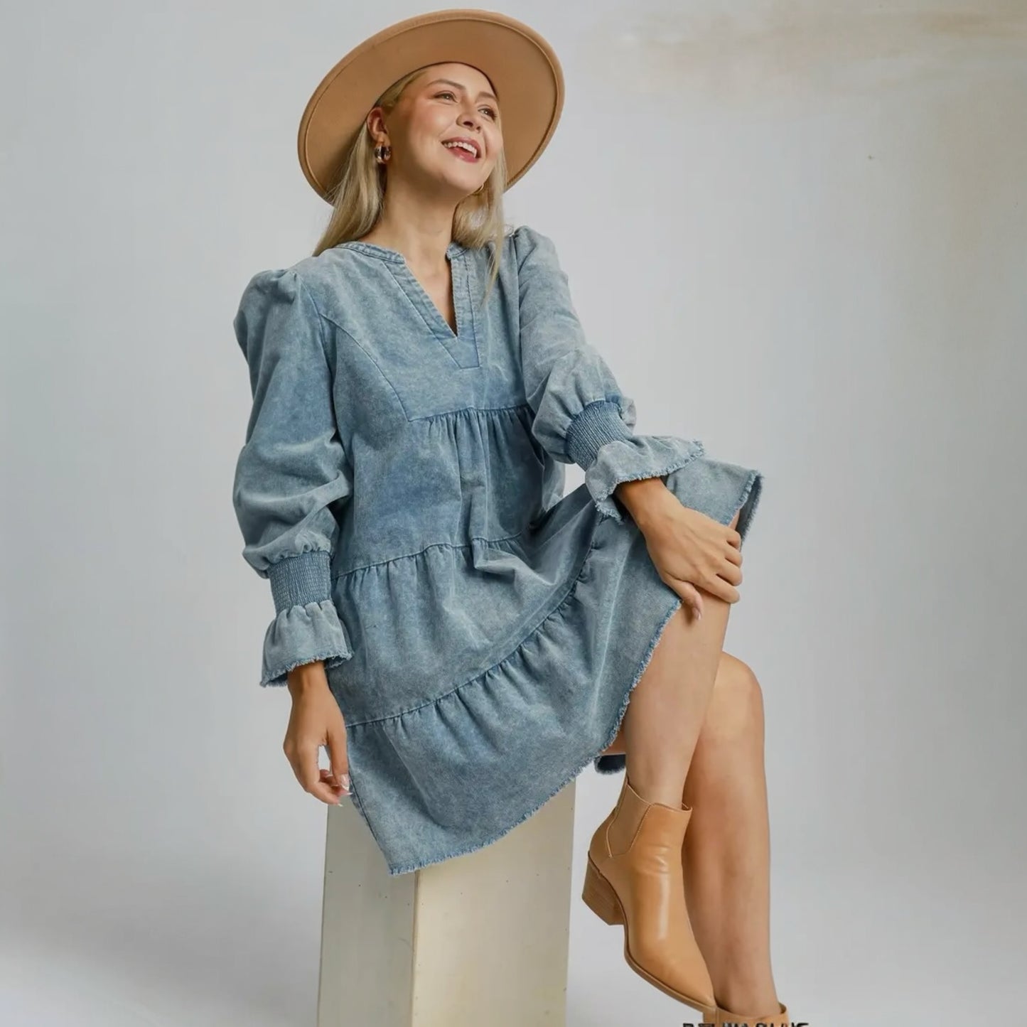 MISTY RIDGE CORDUROY DRESS - Plus
