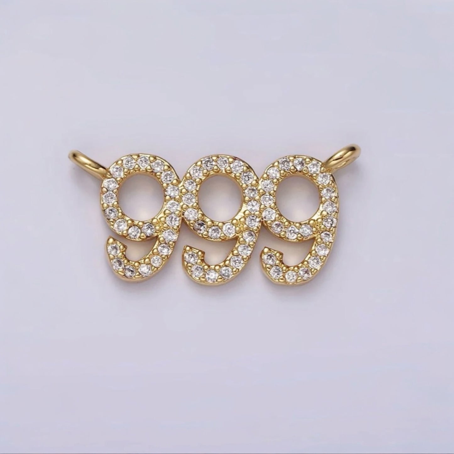 BLING ANGEL NUMBER NECKLACE