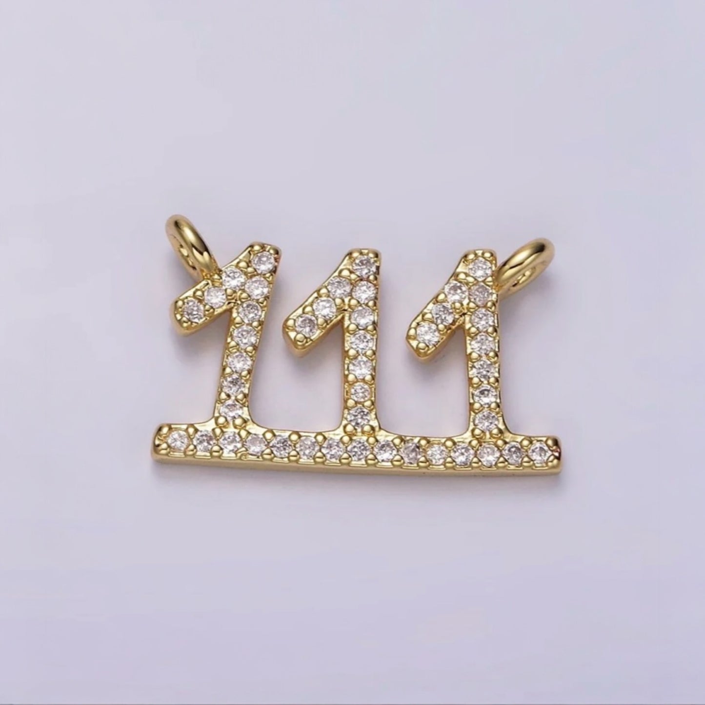 BLING ANGEL NUMBER NECKLACE