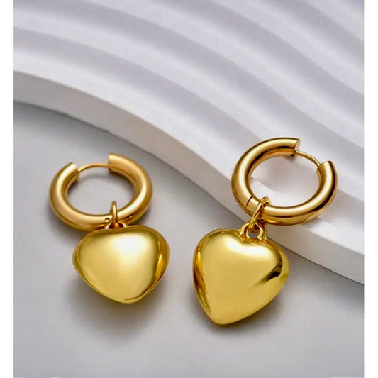 BOLIVIA HEART EARRINGS - Butterfly Alley Jewelry