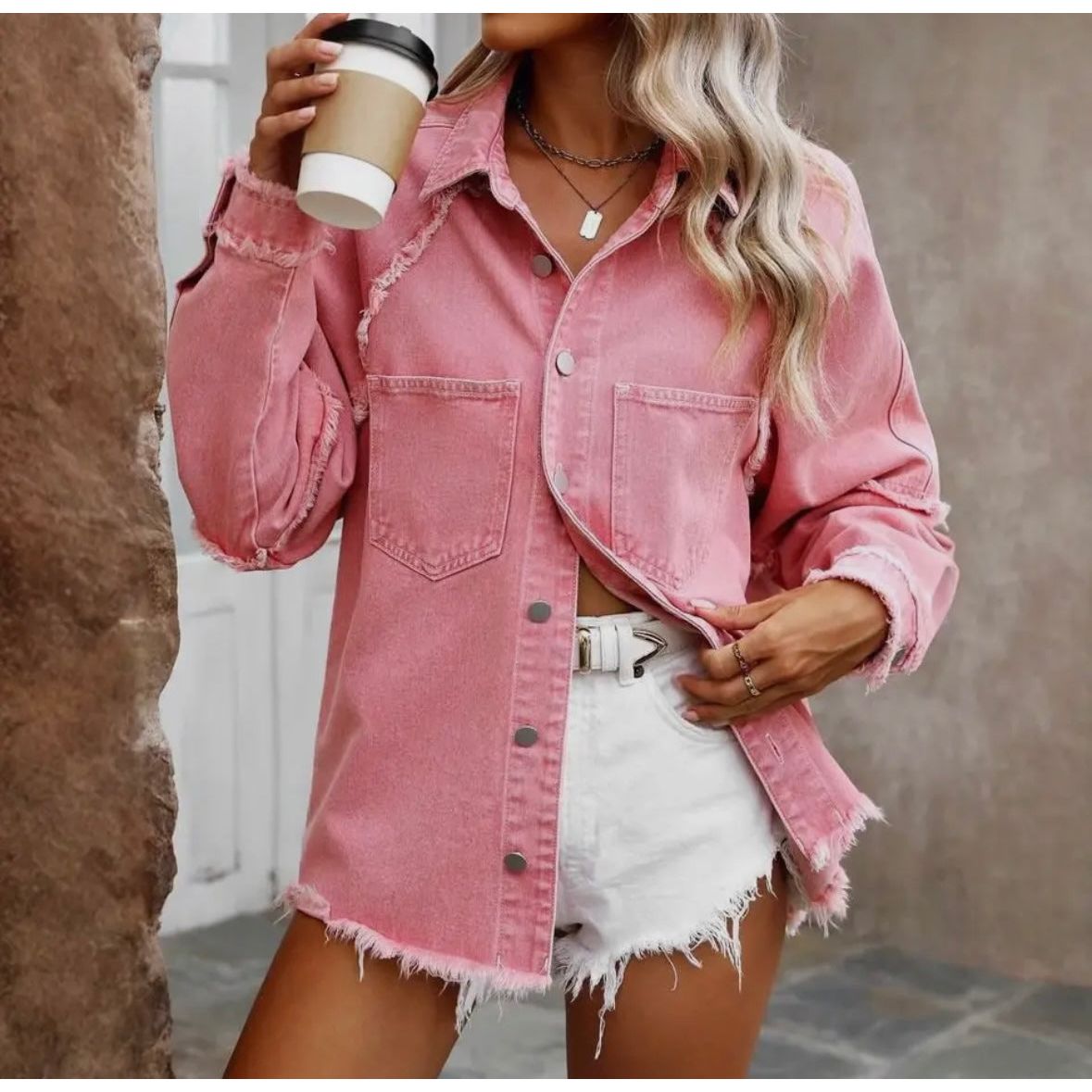 FLAKA DENIM JACKET