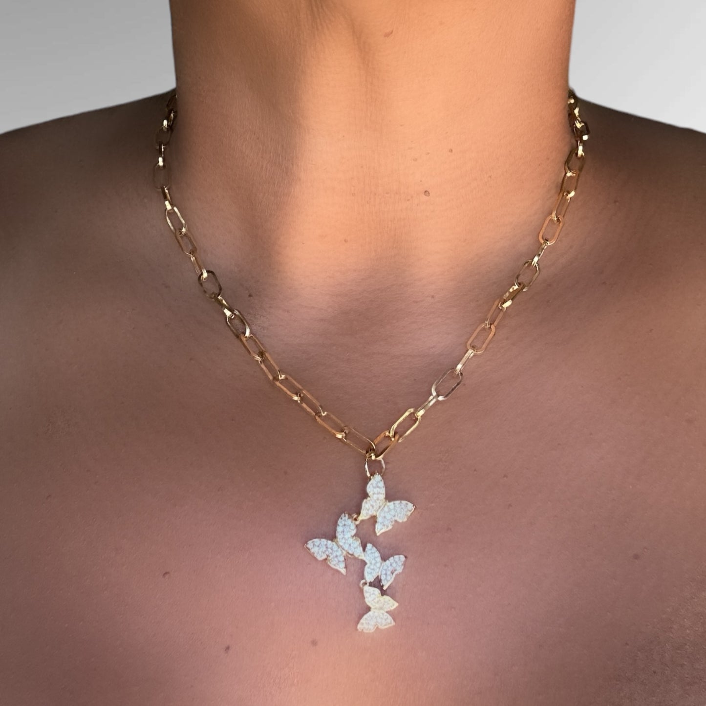 FLUTTER NECKLACE - Butterfly Alley Jewelry