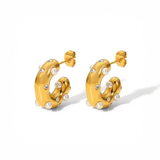 CLARISSA HUGGIE EARRINGS