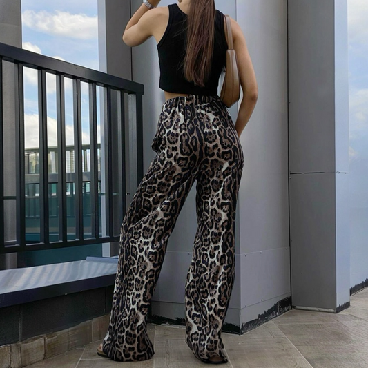 LEANNA LEOPARD PANTS