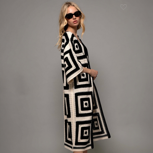 URBAN GEOMETRY KIMONO