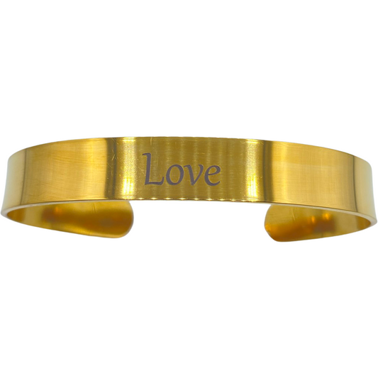 LOVE CUFF BRACELET - Butterfly Alley Jewelry