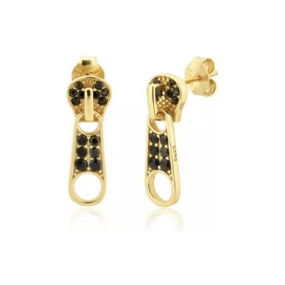 Zipper Earring – Trendy Fashion Accessories | Butterfly Alley Jewelry
