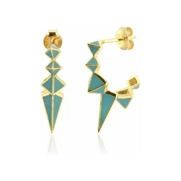 SPIKED PUNCH EARRINGS - Butterfly Alley Jewelry