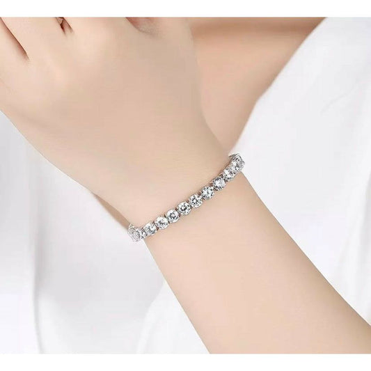 PRINCESS TENNIS BRACELET - Butterfly Alley Jewelry