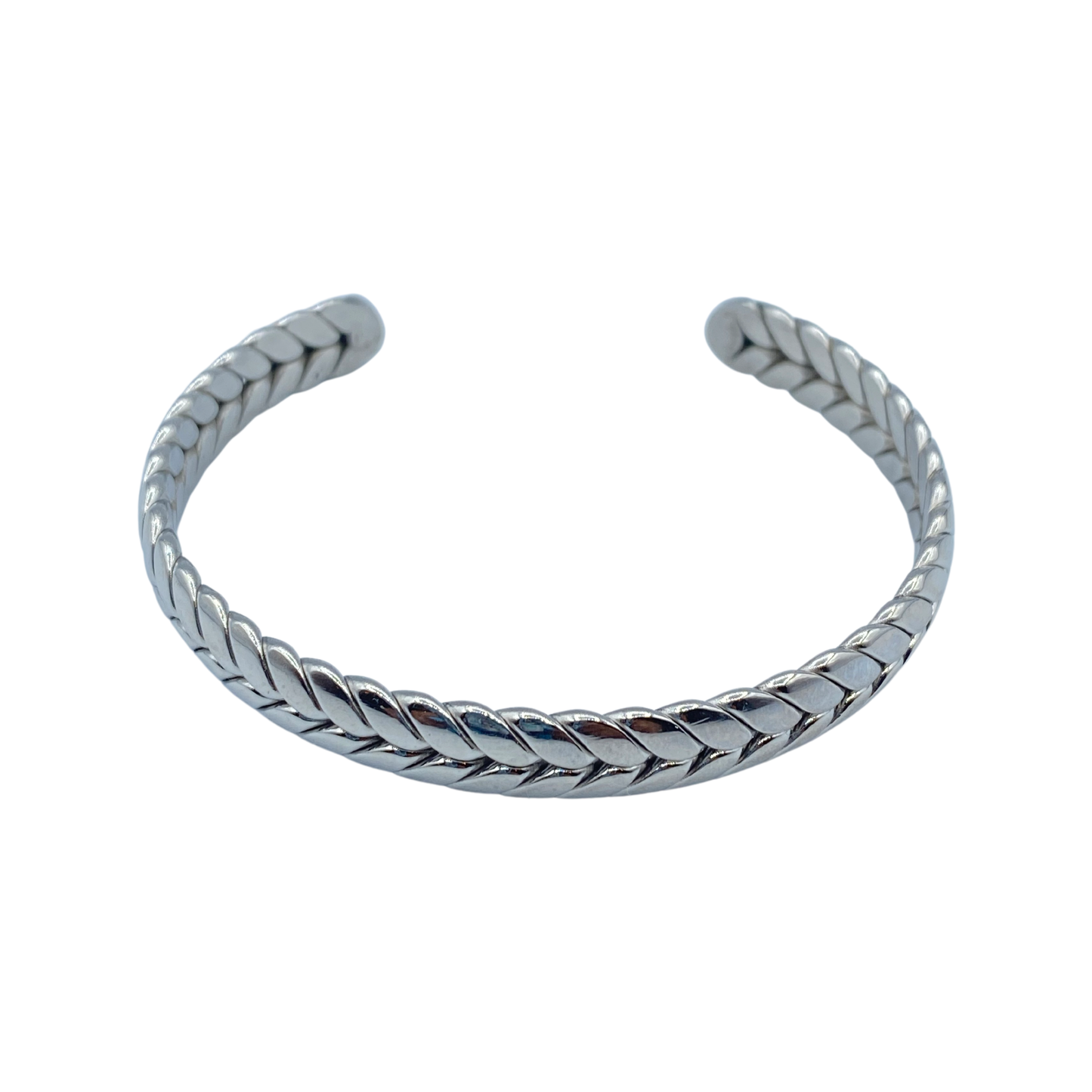 PEYTON HERRINGBONE CUFF BRACELET - Butterfly Alley Jewelry