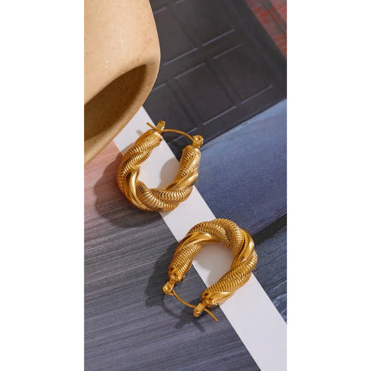 FLEX HOOP EARRINGS - Butterfly Alley Jewelry