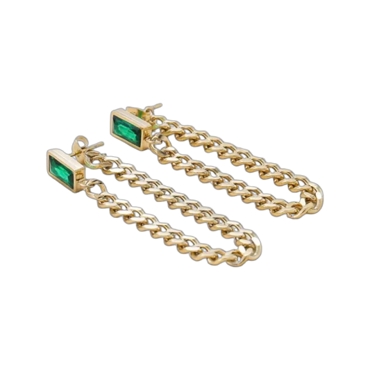 GREEN WITH ENVY EARRINGS - Butterfly Alley Jewelry