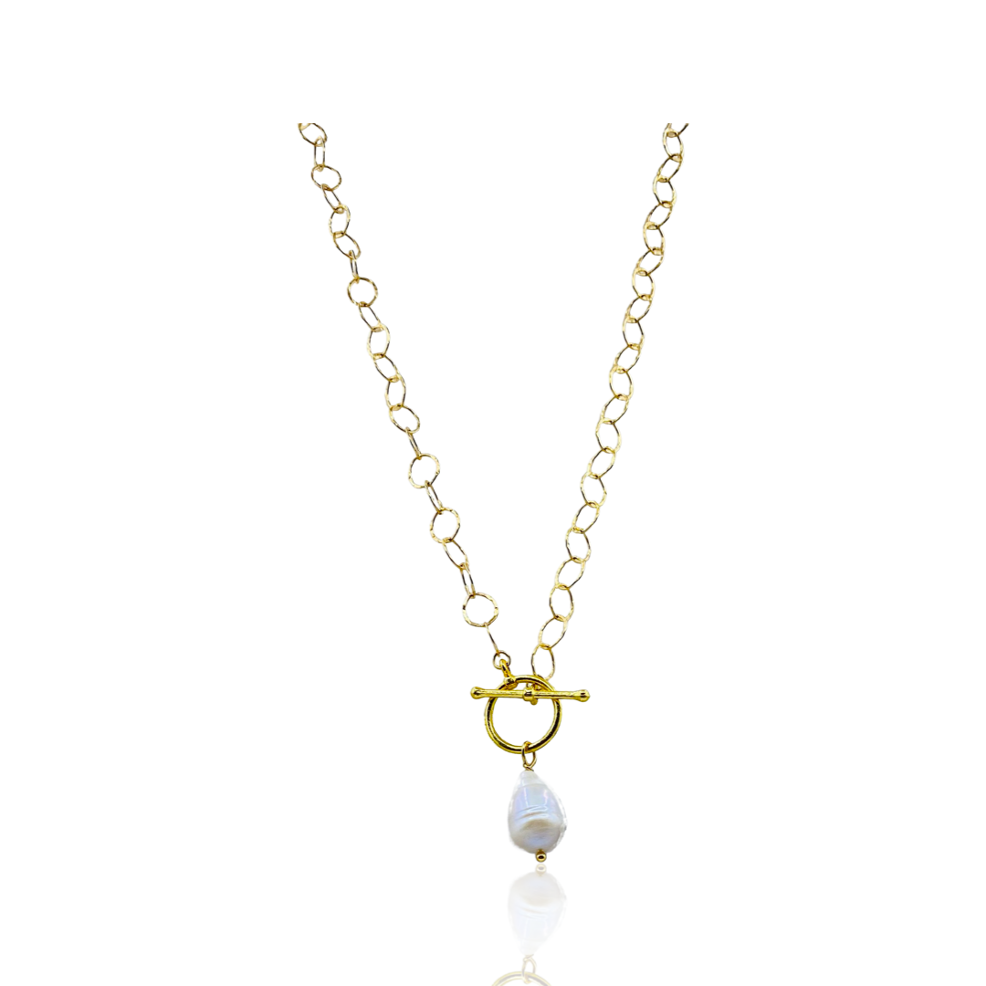 CARLITA PEARL NECKLACE - Butterfly Alley Jewelry
