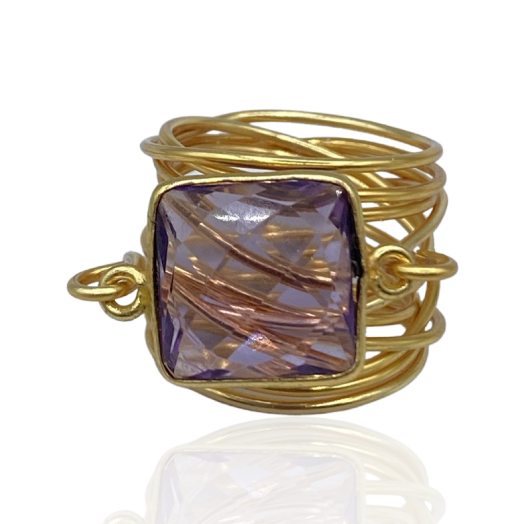 PURPLE HAZE RING - Butterfly Alley Jewelry