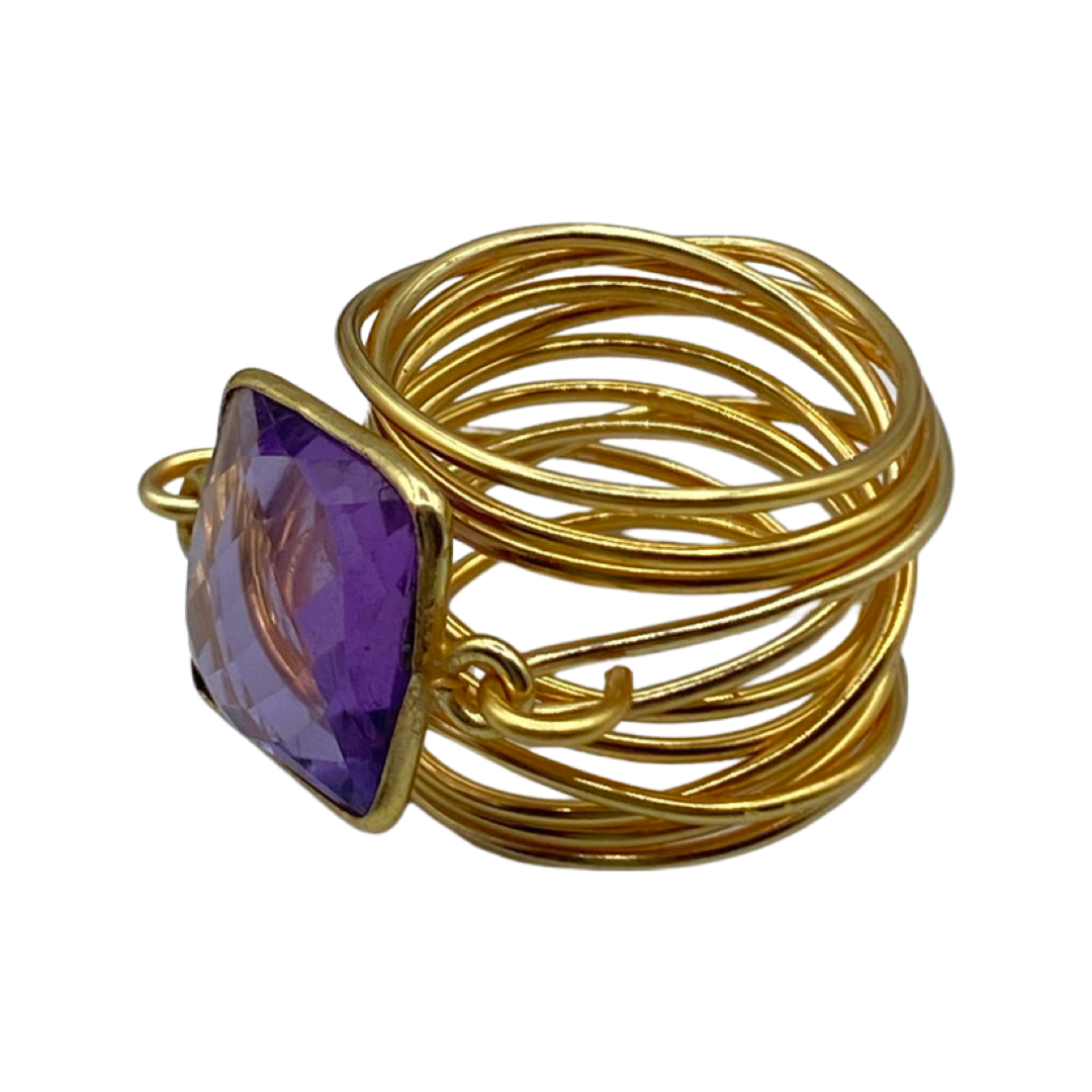 PURPLE HAZE RING - Butterfly Alley Jewelry