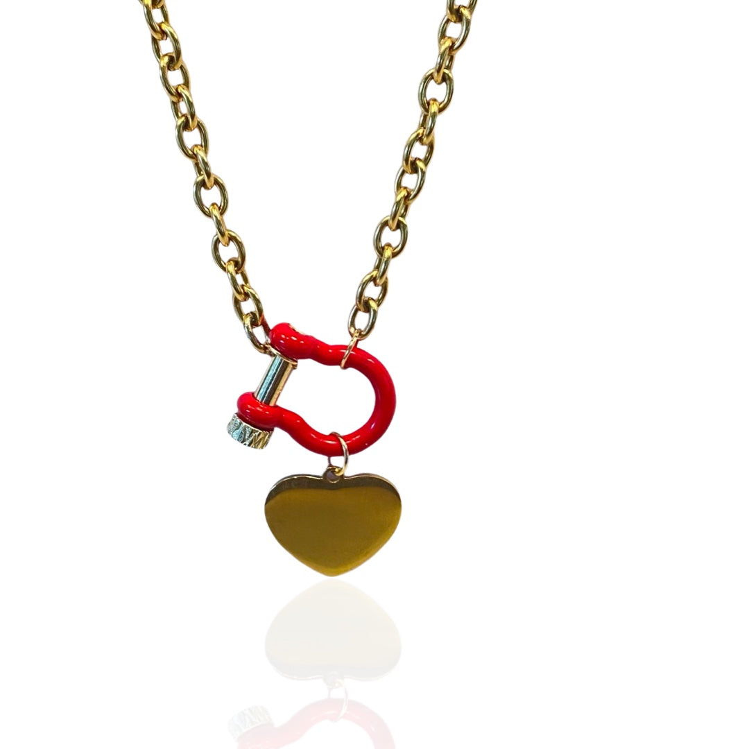 LOVE LOCK NECKLACE - Butterfly Alley Jewelry