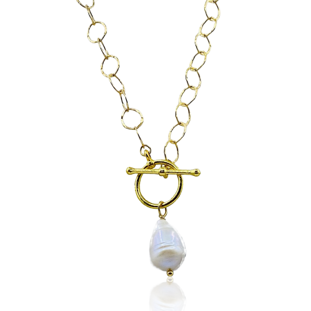 CARLITA PEARL NECKLACE - Butterfly Alley Jewelry