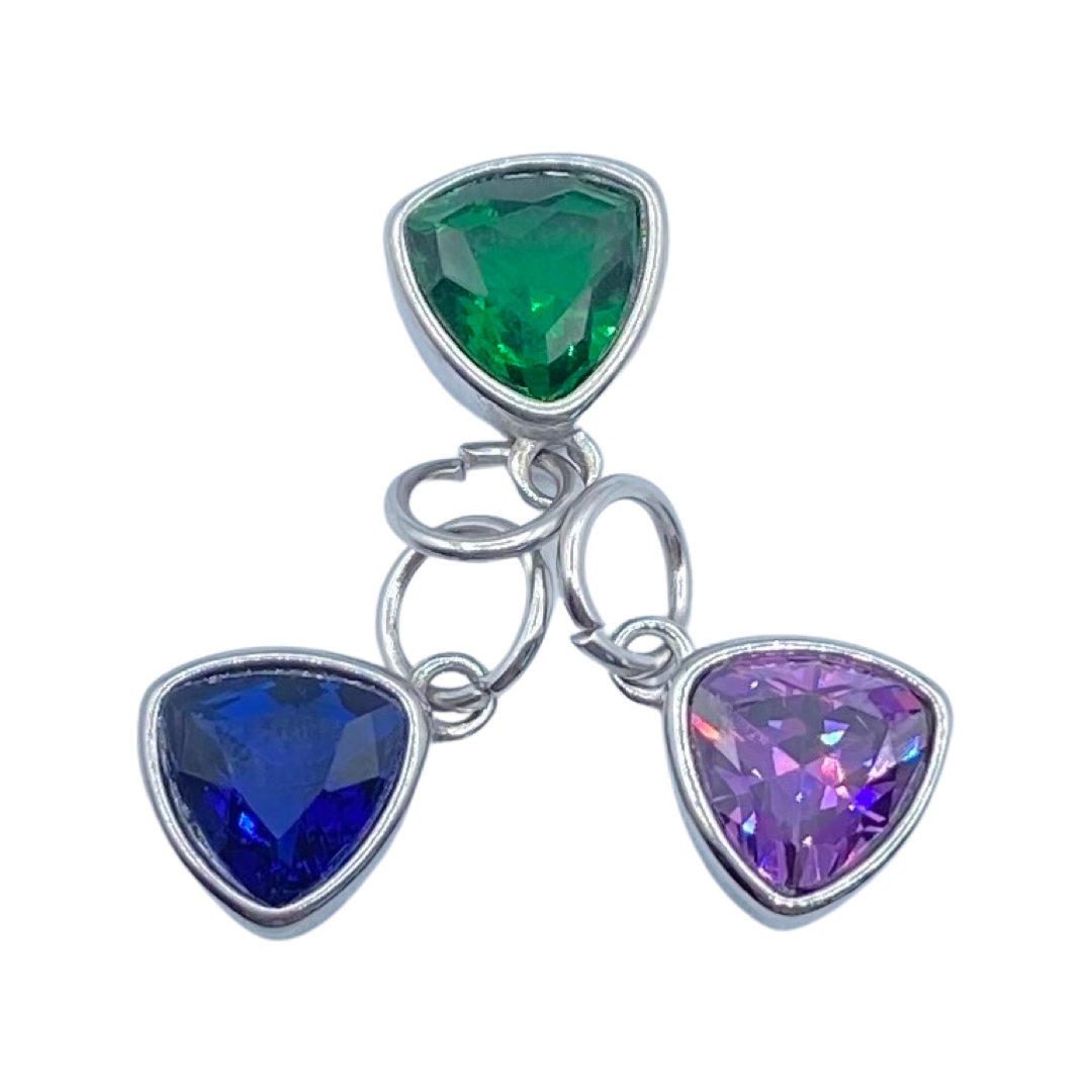 SANTANA GEMSTONE PADLOCK LAYERED NECKLACE - Butterfly Alley Jewelry