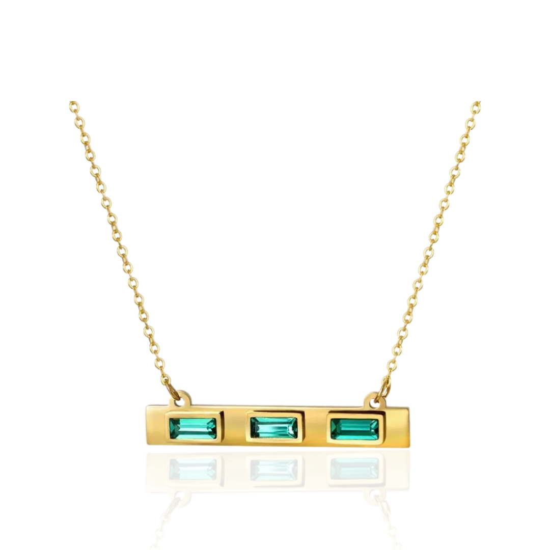 GREEN WITH ENVY NECKLACE - Butterfly Alley Jewelry