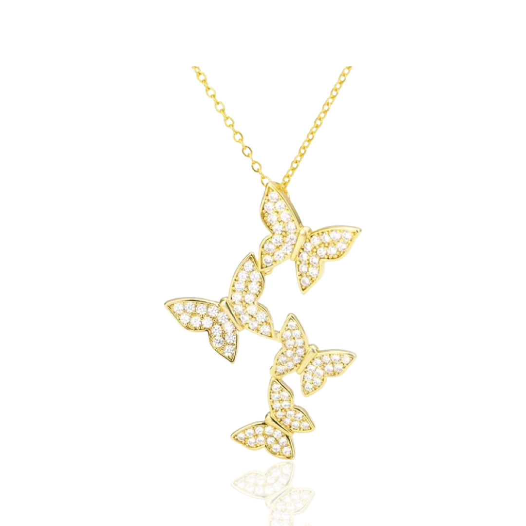 FLUTTER NECKLACE - Butterfly Alley Jewelry