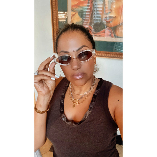 SANTANA PADLOCK TRI LAYERED NECKLACE - Butterfly Alley Jewelry