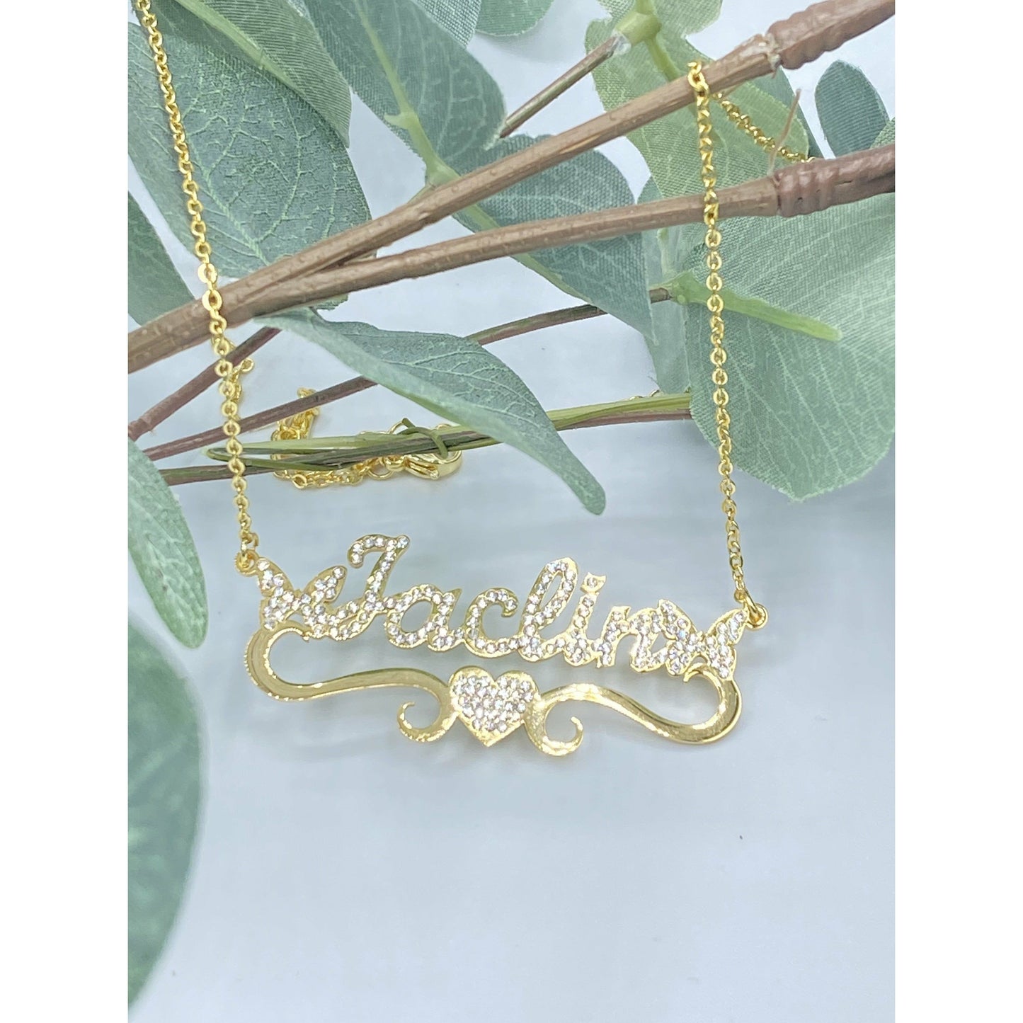 SAY MY NAME BLING NECKLACE - Butterfly Alley Jewelry