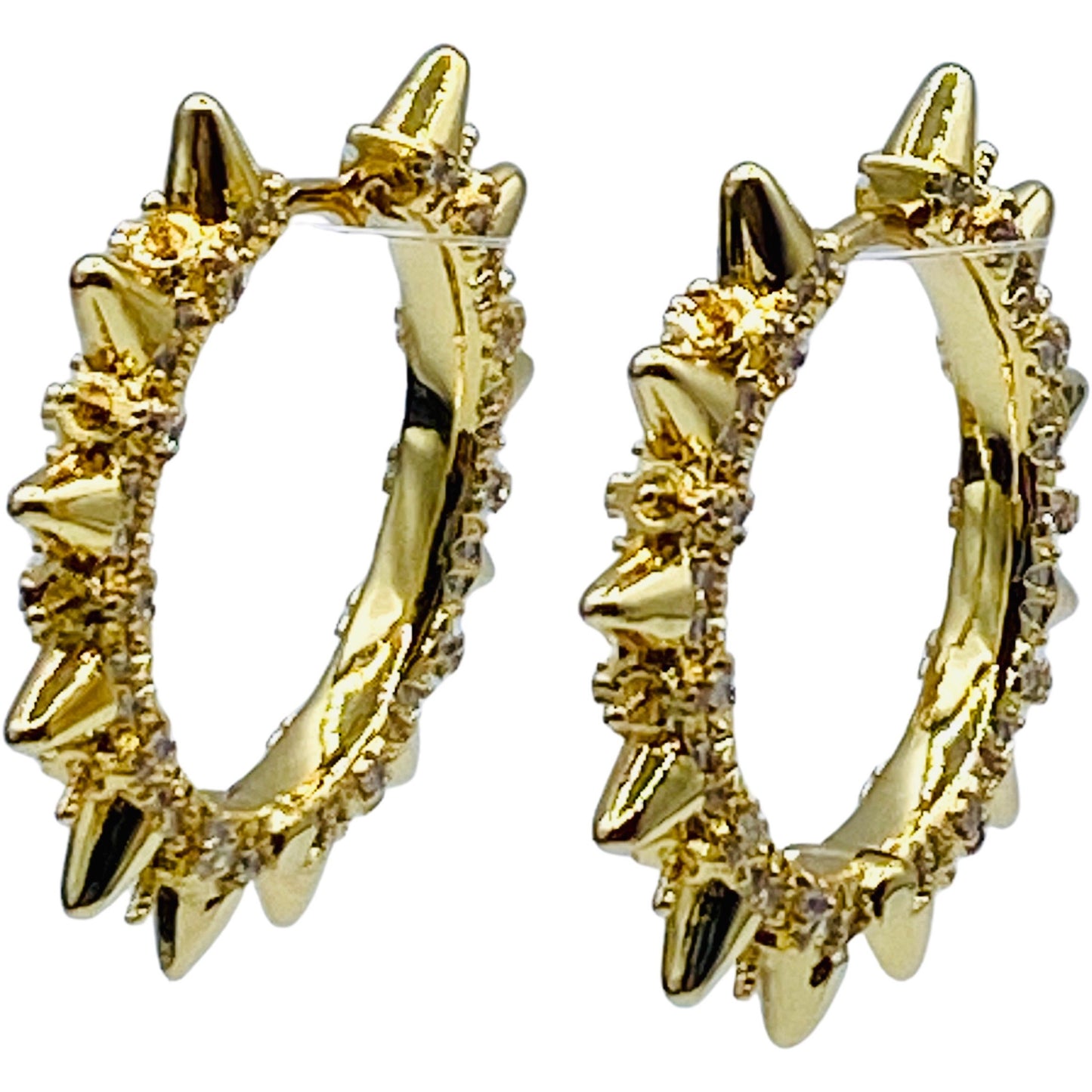 STARBURST HOOP EARRINGS - Butterfly Alley Jewelry