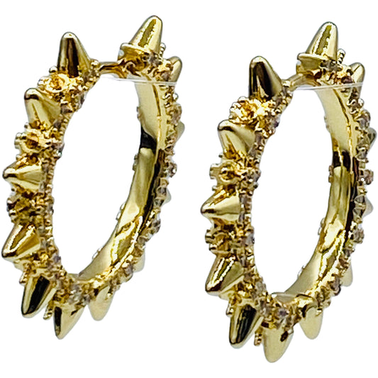 STARBURST HOOP EARRINGS - Butterfly Alley Jewelry