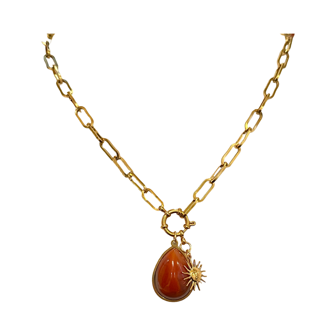 GEMI CHARM NECKLACE - Butterfly Alley Jewelry