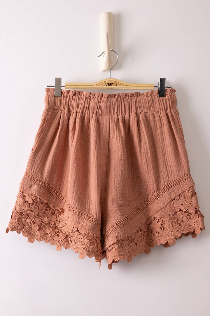 AVERY LACE SHORTS