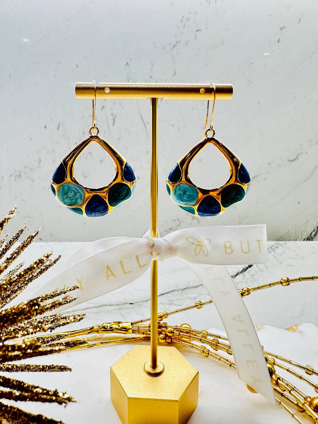 EMERALD BAY EARRINGS - Butterfly Alley Jewelry