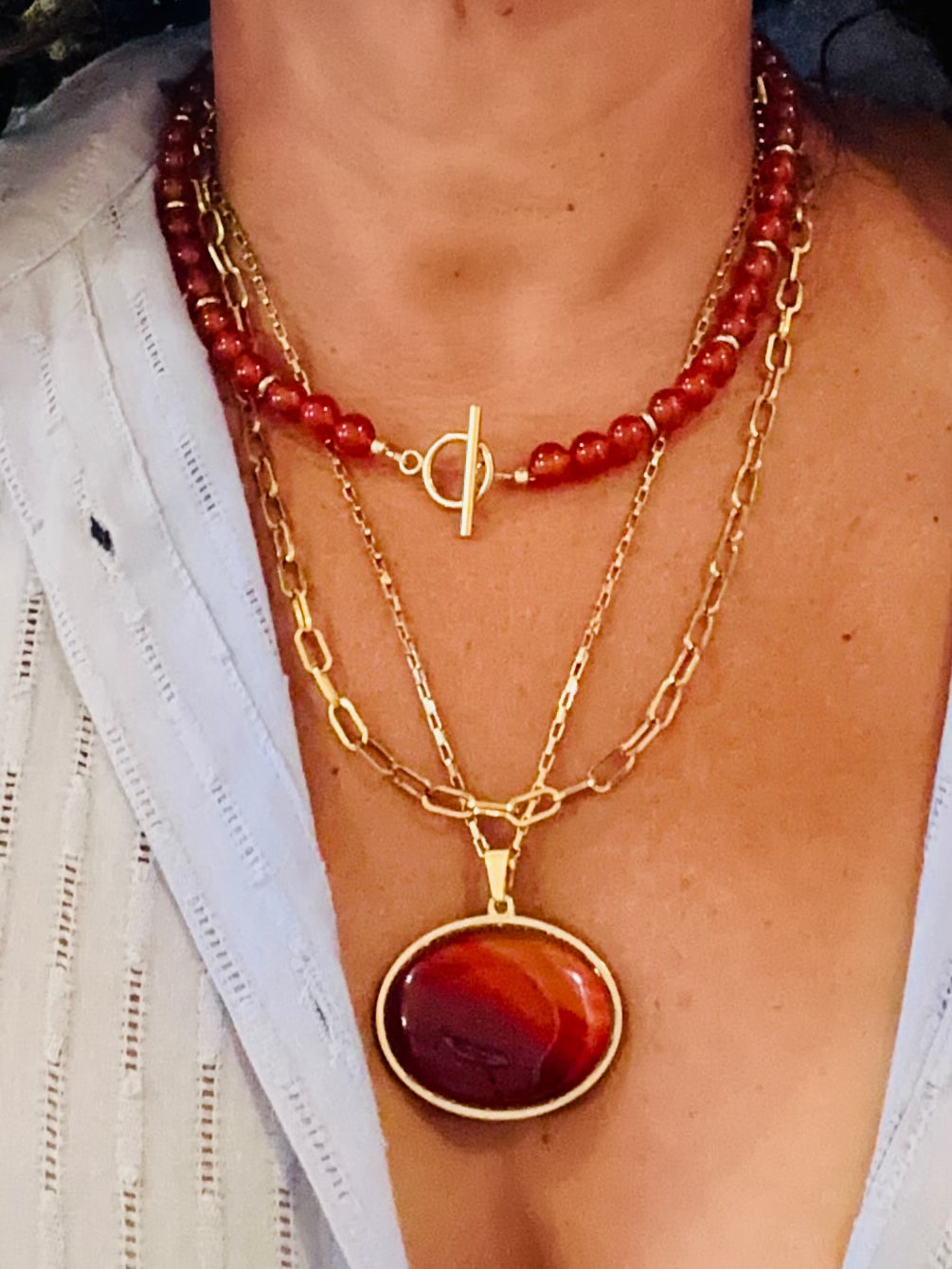 KASIAH BEADED NECKLACE - Butterfly Alley Jewelry