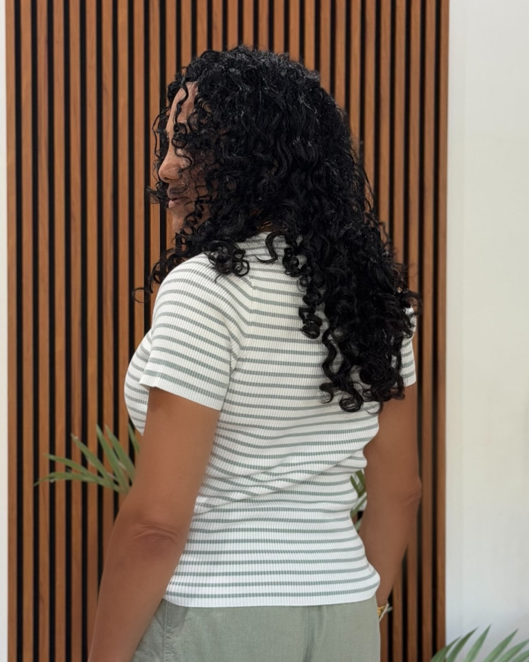 GIA STRIPED KNIT TOP