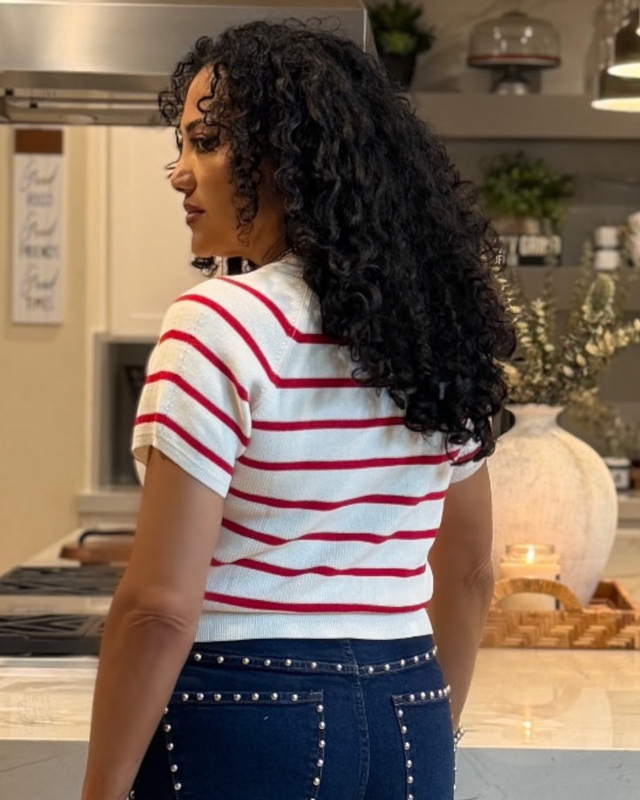 MARINA STRIPE TOP