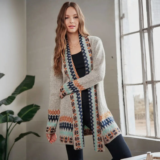 AUTUMN RIDGE CARDIGAN - Plus