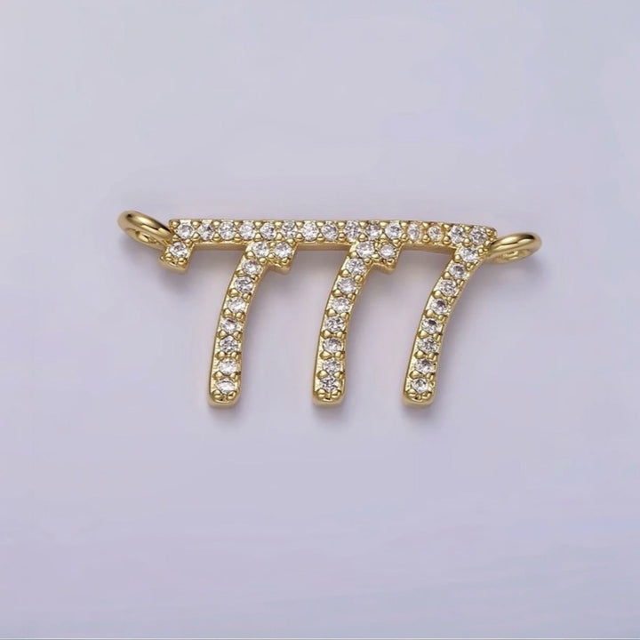BLING ANGEL NUMBER NECKLACE