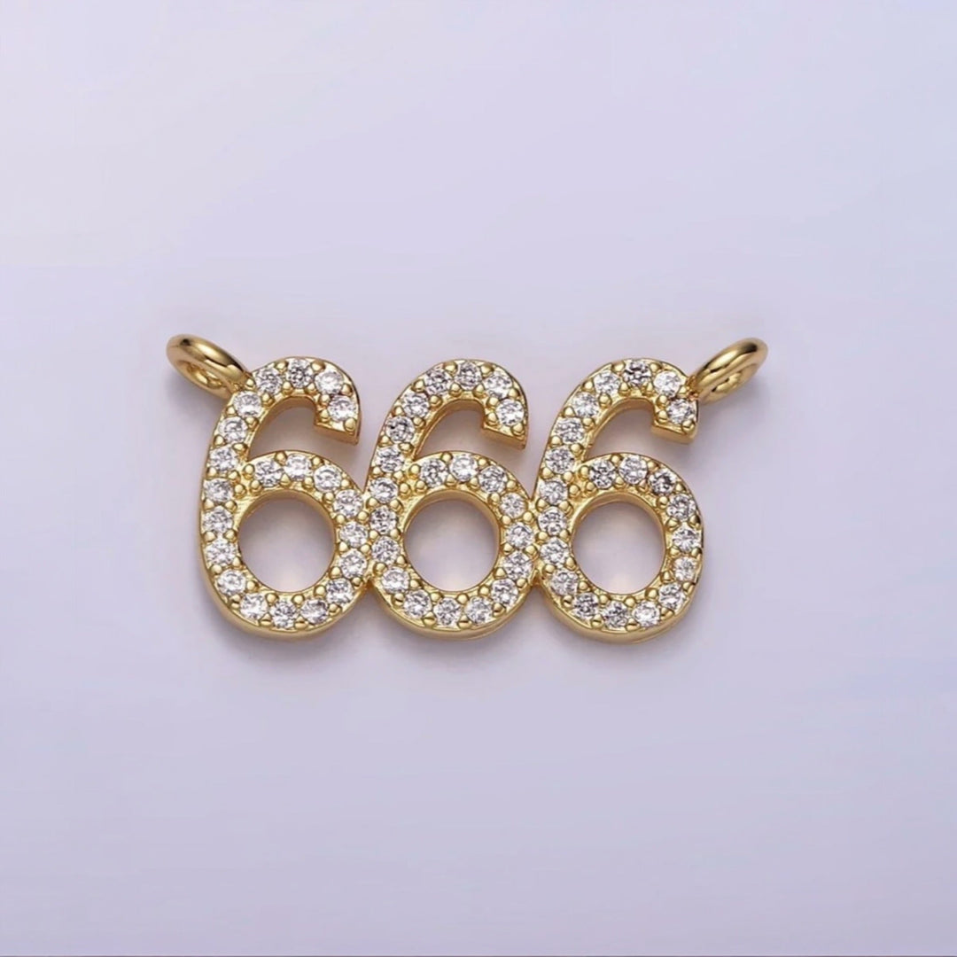 BLING ANGEL NUMBER NECKLACE