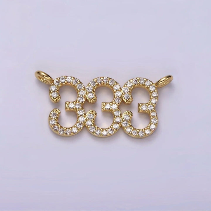 BLING ANGEL NUMBER NECKLACE