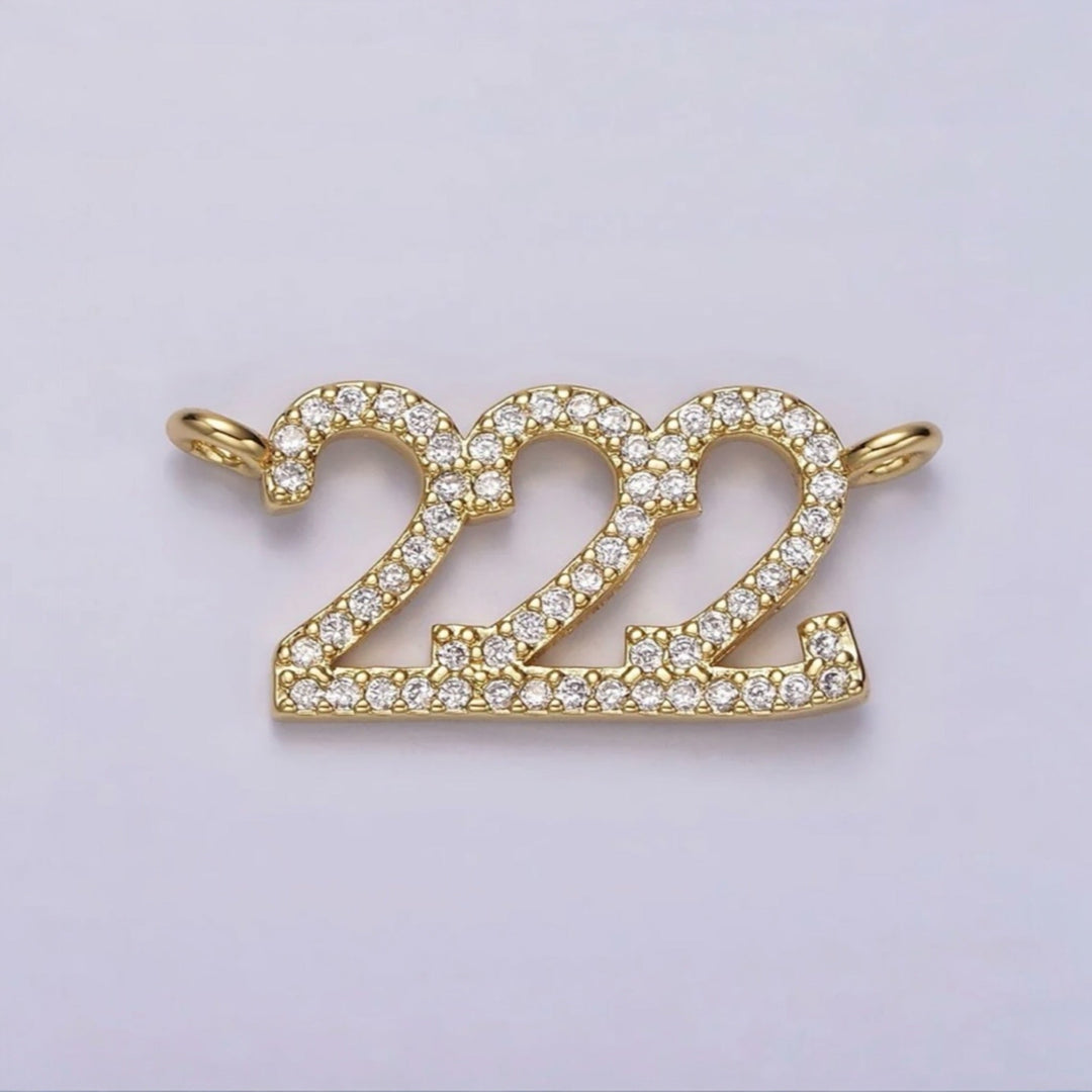 BLING ANGEL NUMBER NECKLACE