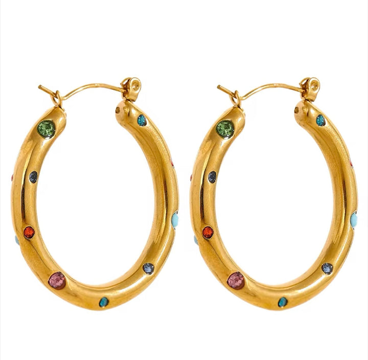 BELLA HOOP EARRINGS