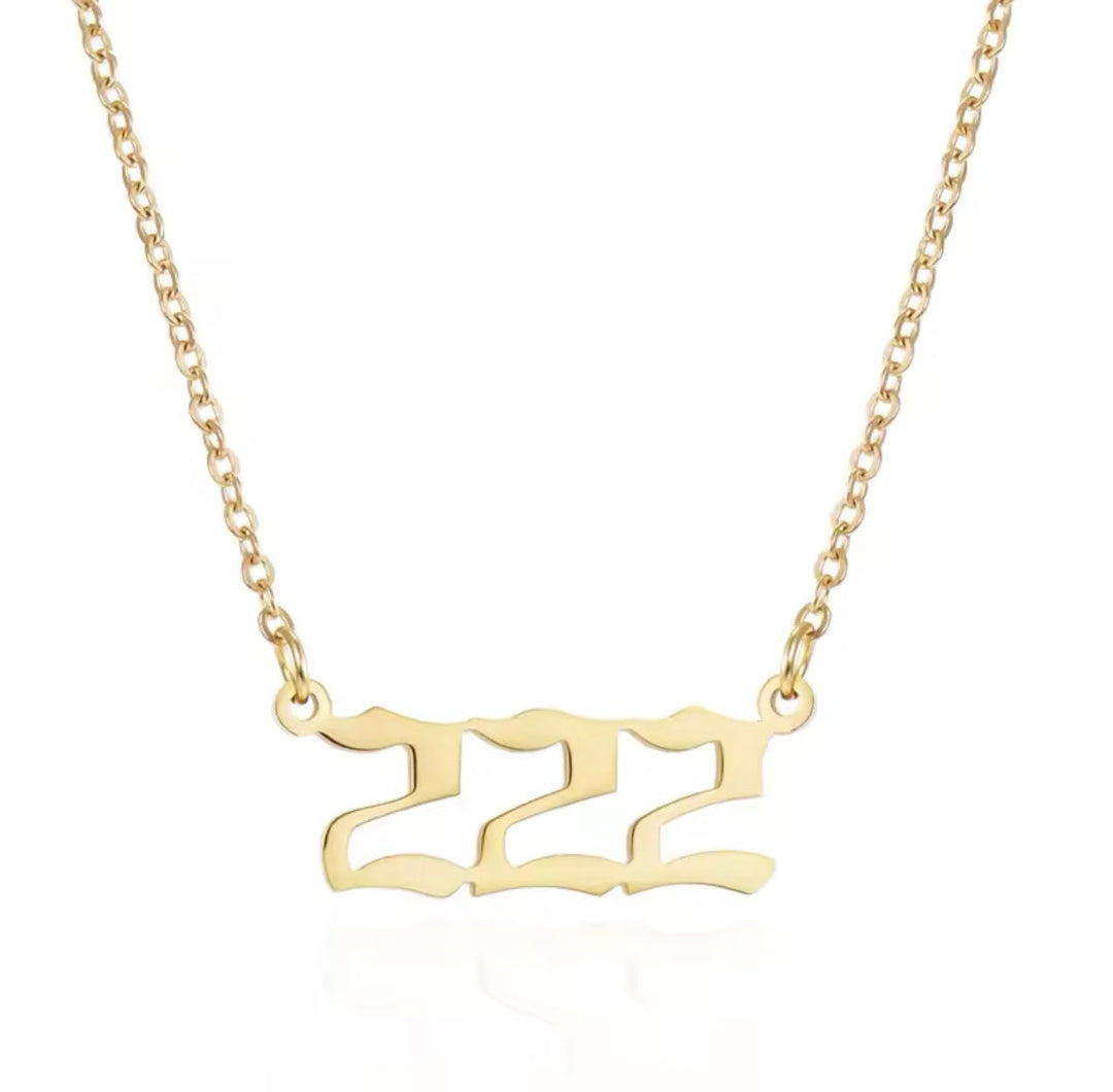 ANGEL NUMBER NECKLACE