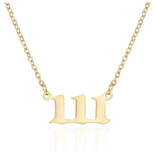 ANGEL NUMBER NECKLACE