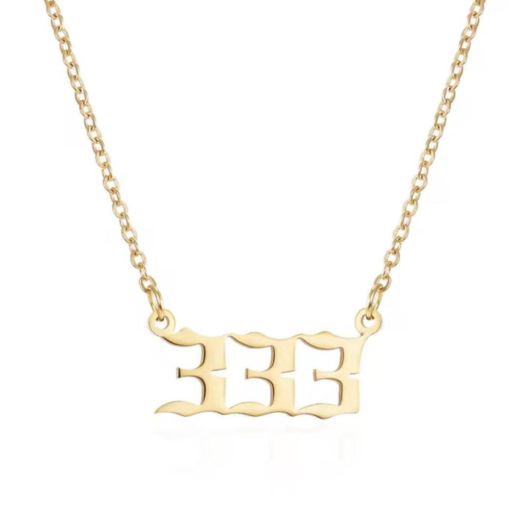 ANGEL NUMBER NECKLACE