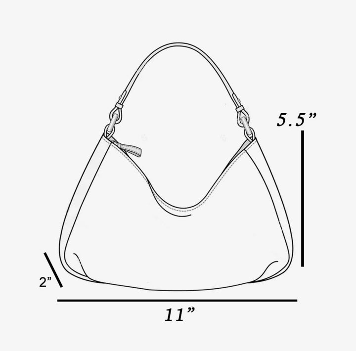 NOVA STUDDED SHOULDER BAG