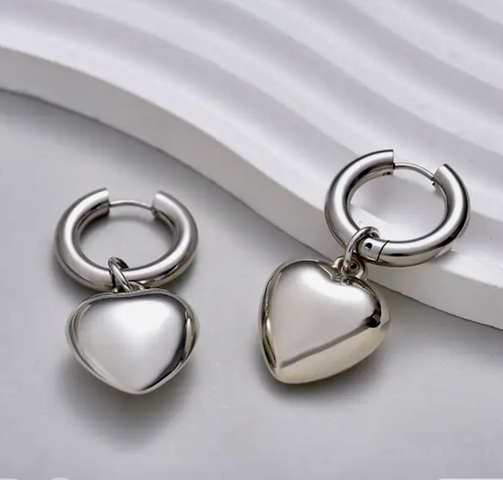 BOLIVIA HEART EARRINGS - Butterfly Alley Jewelry