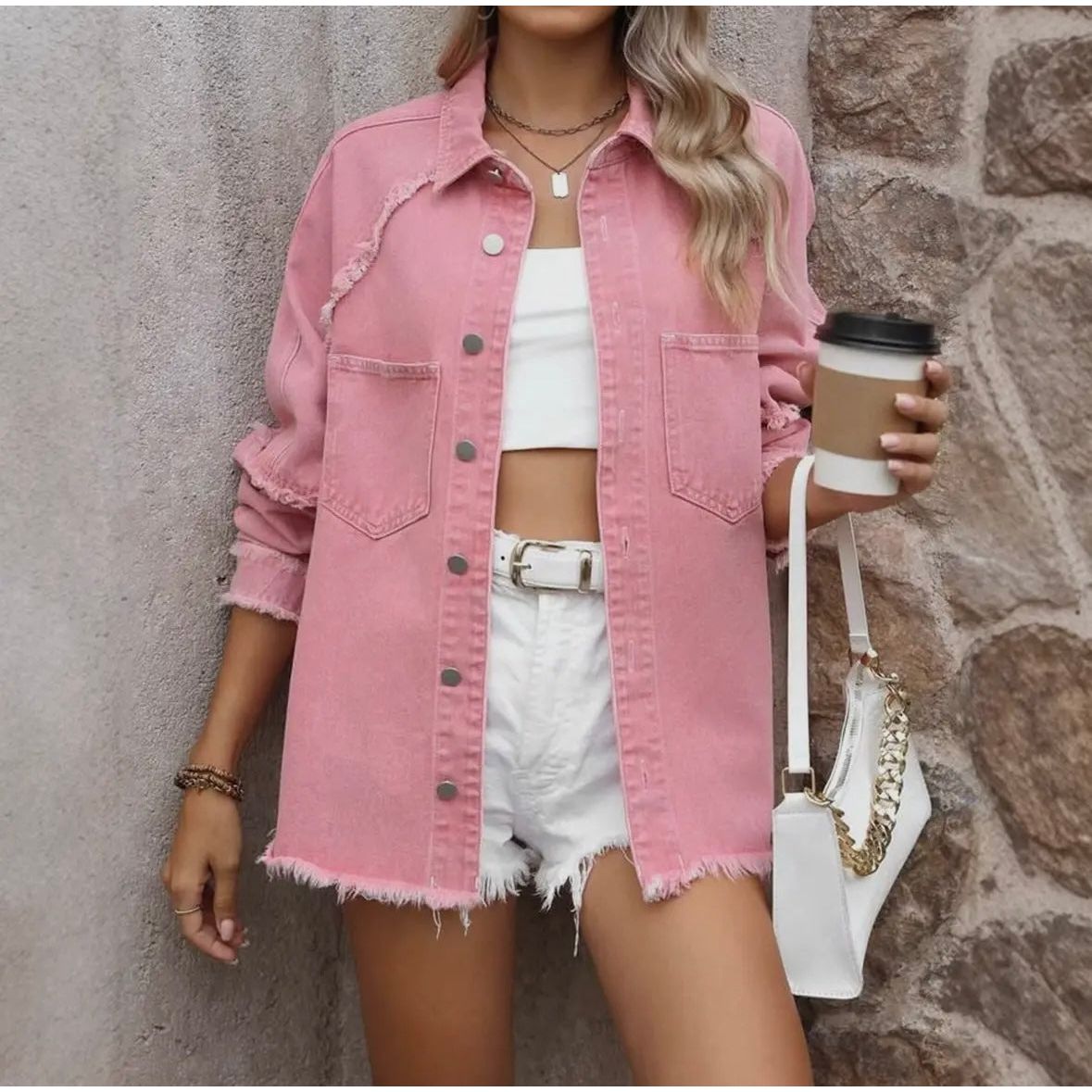 FLAKA DENIM JACKET