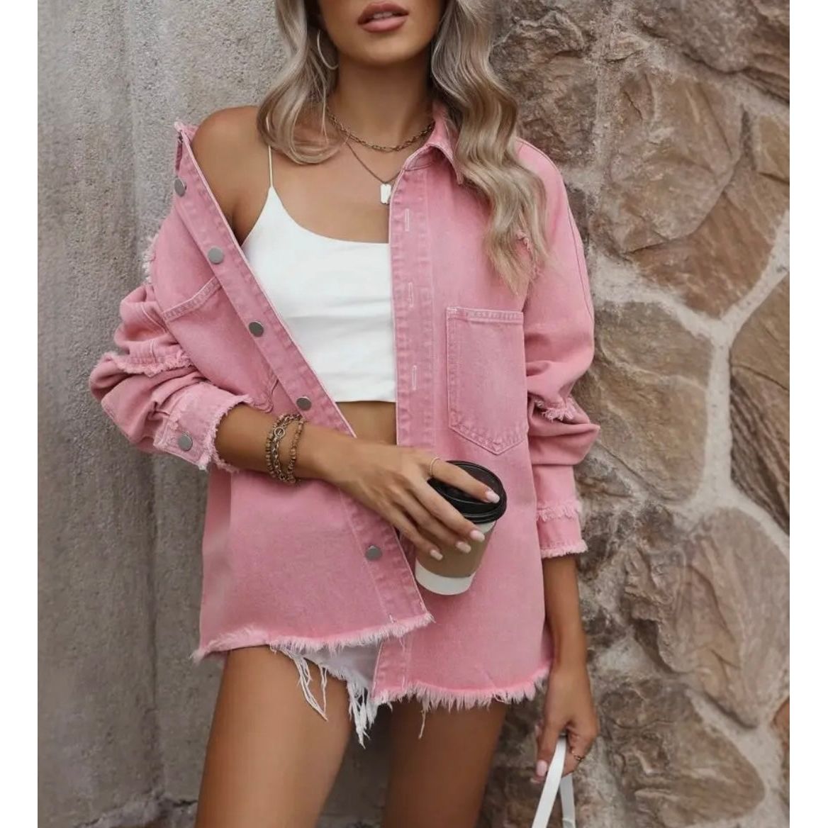 FLAKA DENIM JACKET