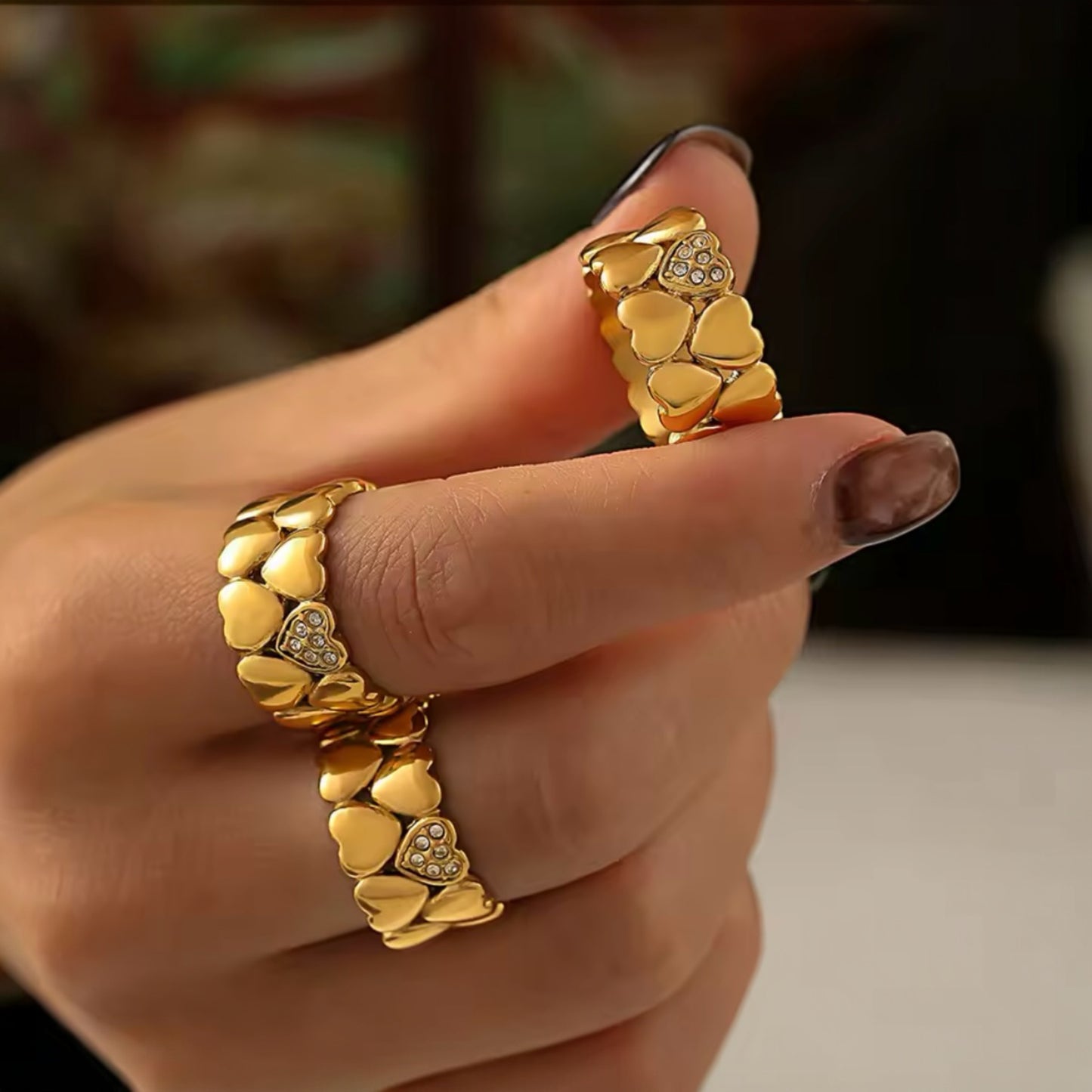 SHANNON HEART RING - Butterfly Alley Jewelry