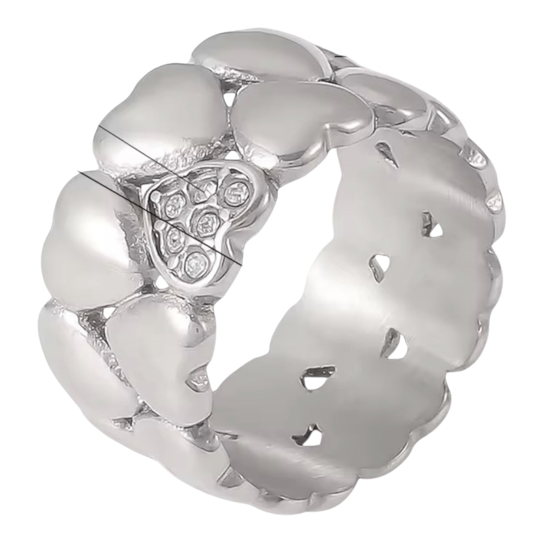 SHANNON HEART RING - Butterfly Alley Jewelry